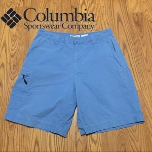 Columbia Mens Size 34 Lighblue Shorts